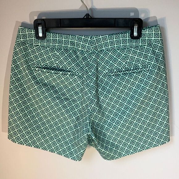 Willi Smith NWOT Walking Shorts, 4. Green, Navy and White Diamonds - Picture 4 of 14